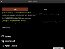 Tablet Screenshot of humboldtgov.org